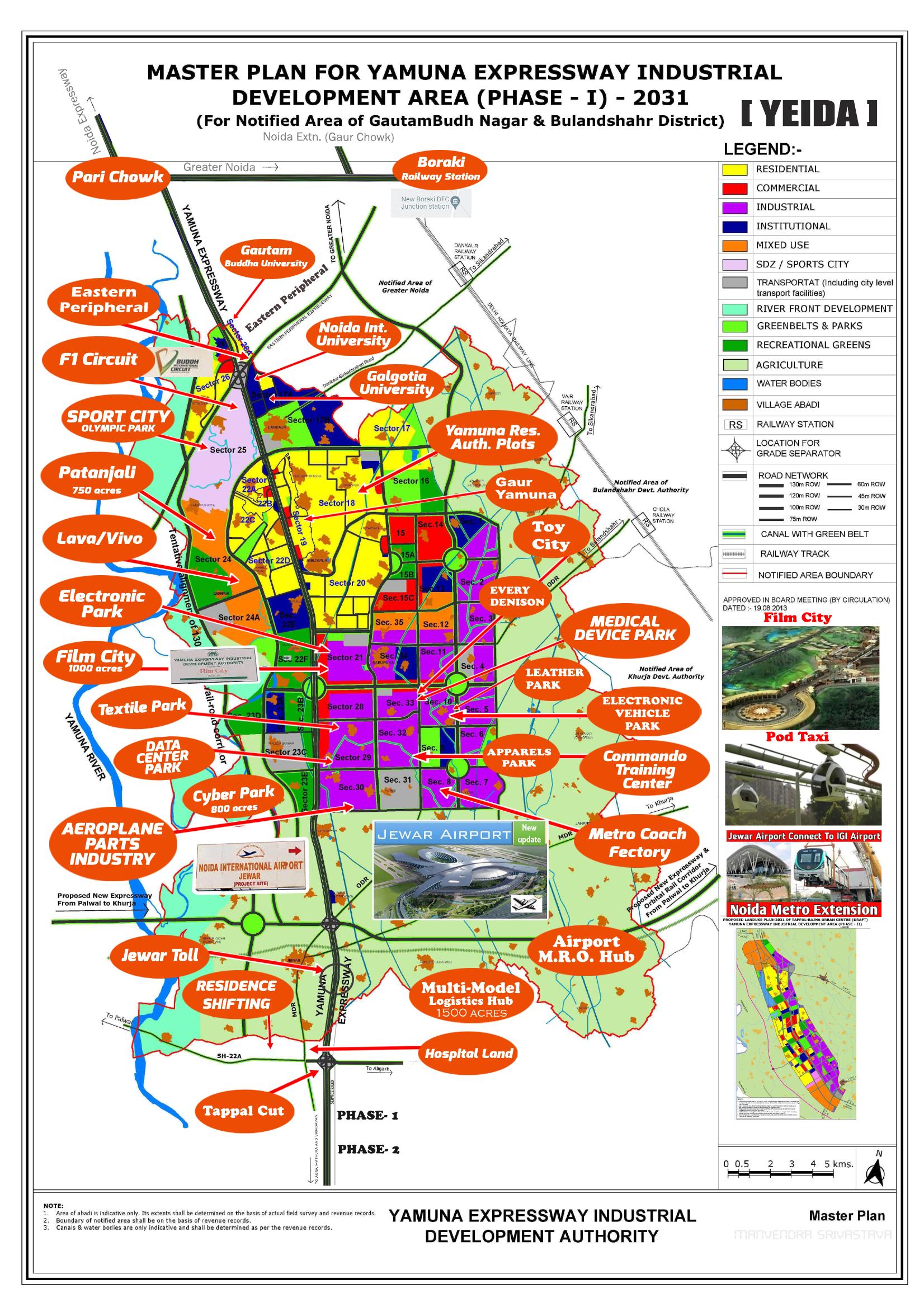 Plots In Jewar Location Map